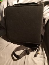 CD/DVD Carrying Case, Black, 288 Disc, 36 Pages, Handle And Strap, Great Cond.