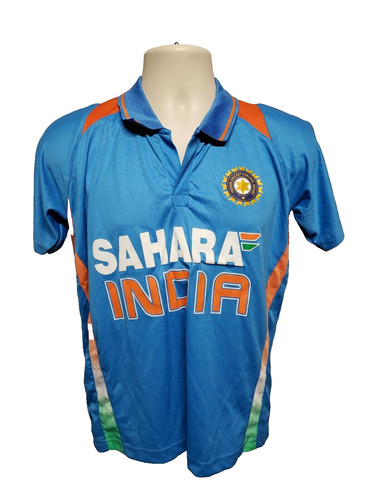 Sahara India Cricket Adult Size 34 Blue Jersey