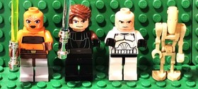 Lego Minifigures Set 7675 Anakin Skywalker sw0183 Ahsoka sw0192 sw0201 sw0001b