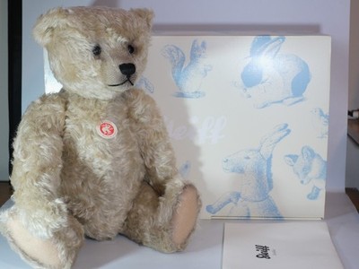 Steiff Knurrbär Theo Limited Edition 2010 grau mit Box und Zertifikat