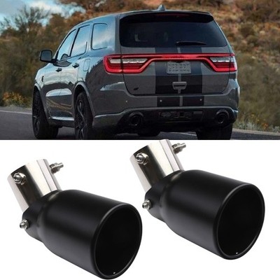 2PC Car Exhaust Pipe Tip Rear Tail Throat Muffler For Dodge Durango 440