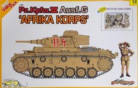 Dragon / Cyber Hobby 9116 Panzer Iii Ausf. G Afrika + Afrika Figuren - 1:35