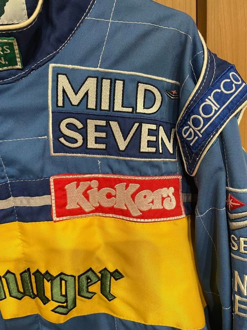 Benetton F1 Racing Jacket 90s Sparco Mild Seven Schumacher