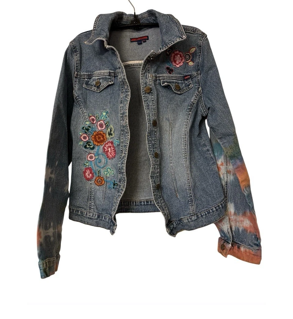 ジャケット・アウター yuka ジャケット・アウター yuka Yuka Jean Jacket L Blue Denim Lg Sleeve