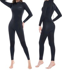 Dark Lightning-Women Wetsuit 3/2mm for Diving Surfing Snorkeling Kayaking Size14