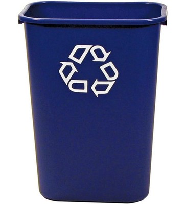 Rubbermaid 41 Qt Large Recycle Desk Side Container