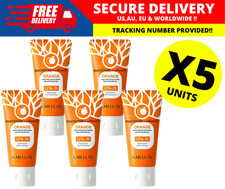 GMEELAN Orange Enzyme Gel 50g – Gentle Face Exfoliating Scrub for Brightening X5