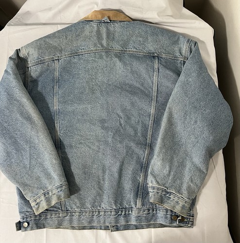 Vintage Carhartt Denim Chore Jacket Blanket Lined Barn Coat Size 3XL USA Made by Carhartt, Size 3XL, $119.9 - Photo 12