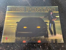 1983 Pontiac Firebird Trans Am Bonneville Grand Prix 6000 Fl Sales Brochure 1983 Pontiac Firebird Trans Am Bonneville Grand Prix 6000 Fl Sales Brochure
