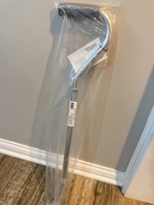 DMI Deluxe Adjustable Walking Cane for Men and Women 30 to 39 inches SILVER