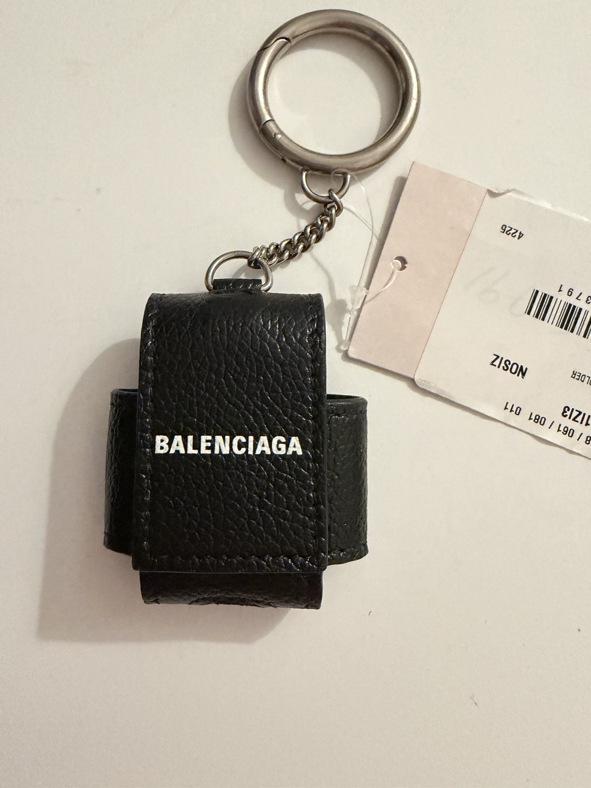 Balenciaga Leather AirPods Case and Bag Charm