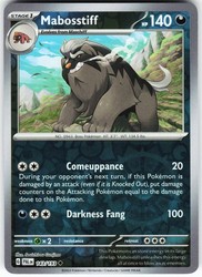 Mabosstiff 143/193 Paldea Evolved Reverse Holo