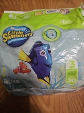 Huggies Little Swimmers Size 3 16-26lbs New/Open Package 8 Diapers