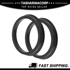 OD 65.1mm to ID 56.1mm auto Wheel Hub Centric Rings Black Polyautobonate 2 Pcs