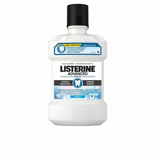 Listerine Advanced White - Bain De Bouche Blanchissant 500 Ml - Neuf
