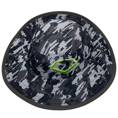 Evoshield Sun Hat Dark Grey/White Polyester Round Brim Toggle Tie