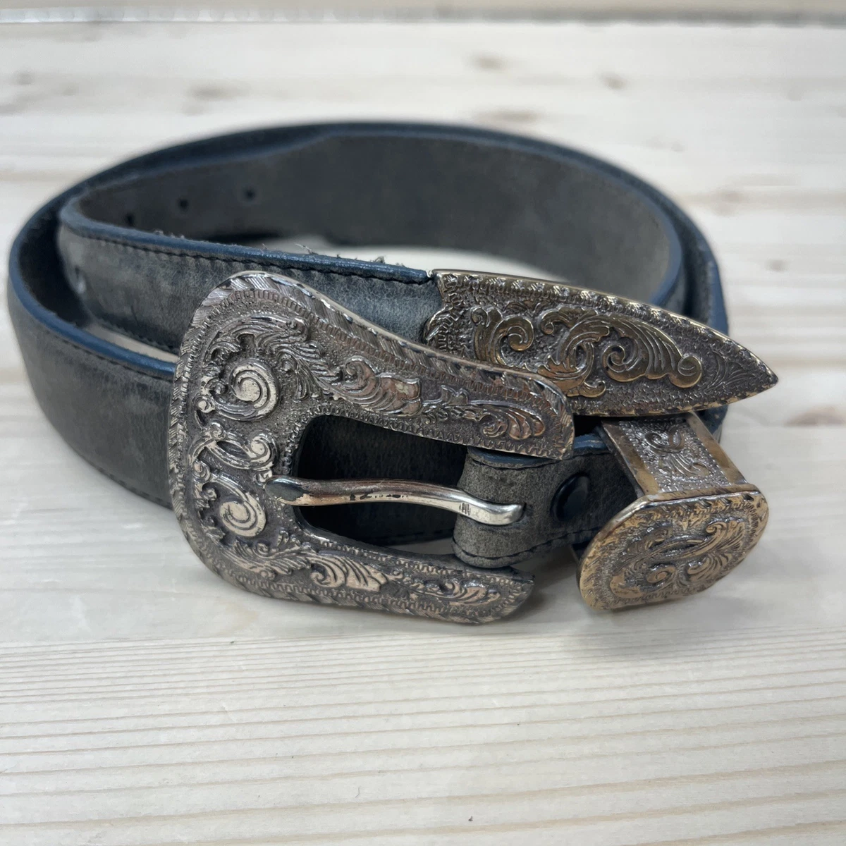 Justin Boots Leather Gray Belts for Women for sale | eBay display picture 3