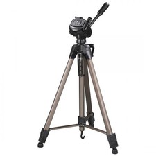 Hama Treppiedi Star 63, argento [66 - 166 cm], testa 3D con sgancio rapido,gambe