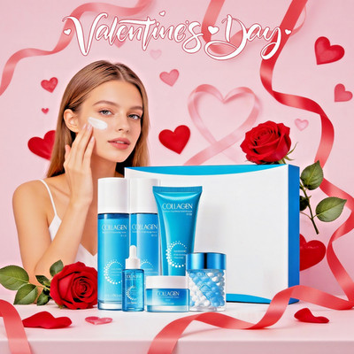 Collagen Skin Care Set for Teen Girls Hydrating Skincare Set for Women-US SHIP