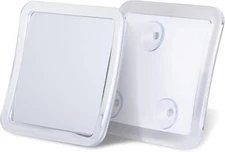 Small Travel Shower Mirror - Fogless Shower Shaving Mirror with Triple Suction C