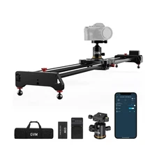 GVM Motorized Camera Slider, 48''/120CM Carbon Fiber Camera Slider with APP C...