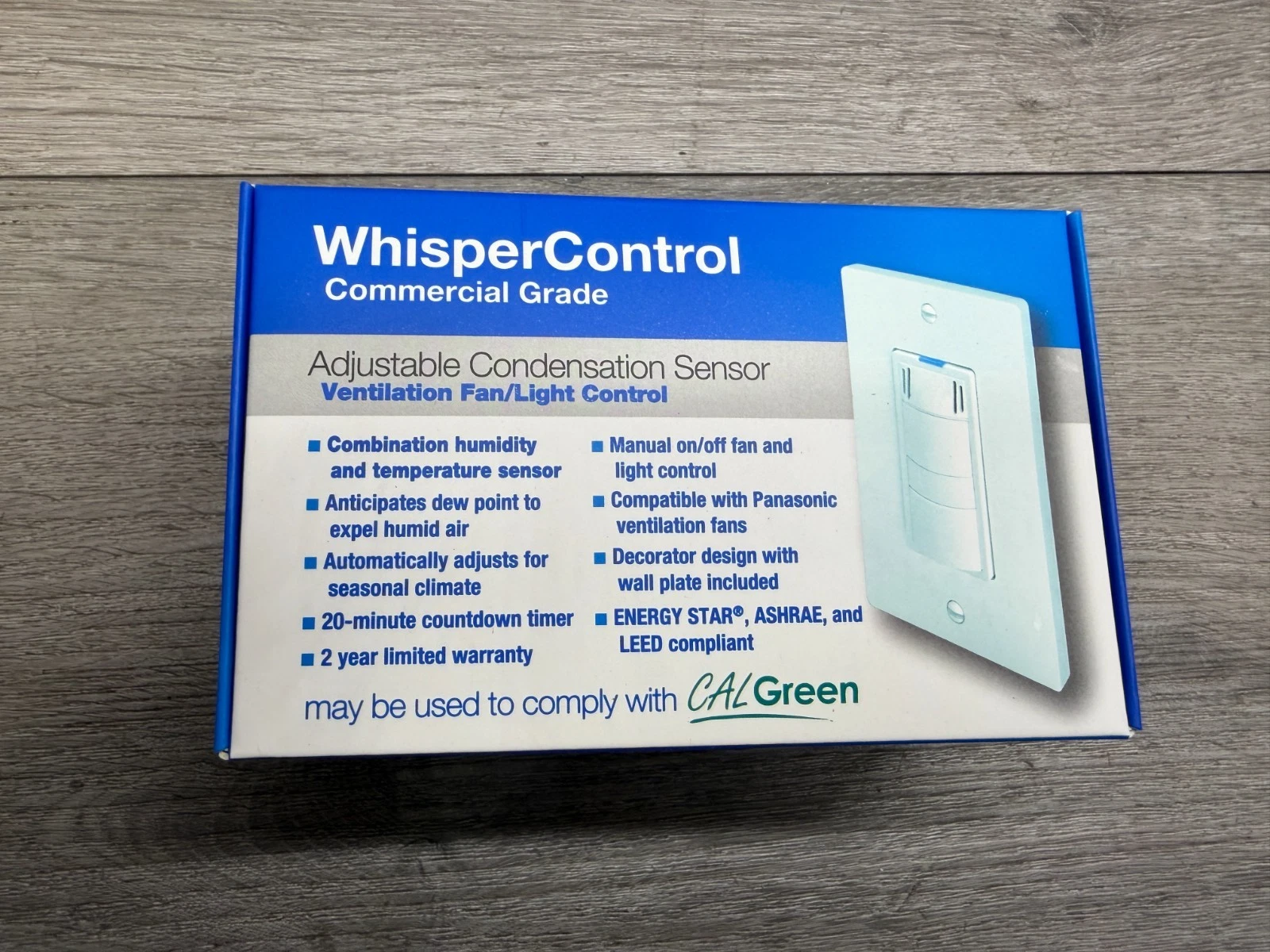 Panasonic WhisperControl FV-WCCS2-W Adjustable Condensation Sensor White