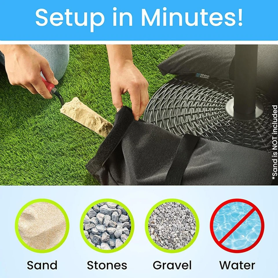 Bolsa de arena de contrapeso de 2 piezas bolsa de arena para estudio fotográfico soporte de luz brazo de pluma Foto 4 de 4