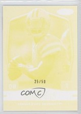 2009 SAGE Hit Make Ready Yellow 25/50 Josh Freeman (Facing Straight Ahead) 0b0
