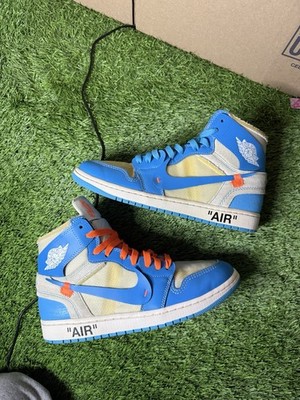 Jordan 1 High Off White Unc 9m Used Clean No Box SHIPS SAME DAY