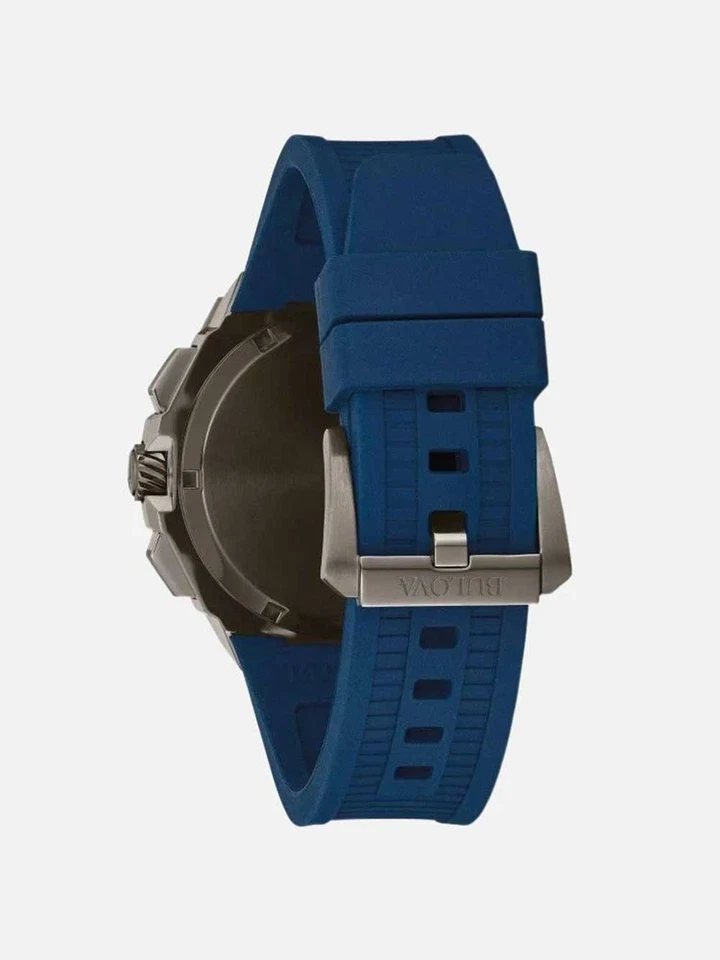 Bulova 98B357 Precisionist Cronografo Orologio Uomo 46mm 30ATM - Immagine 4 di 4