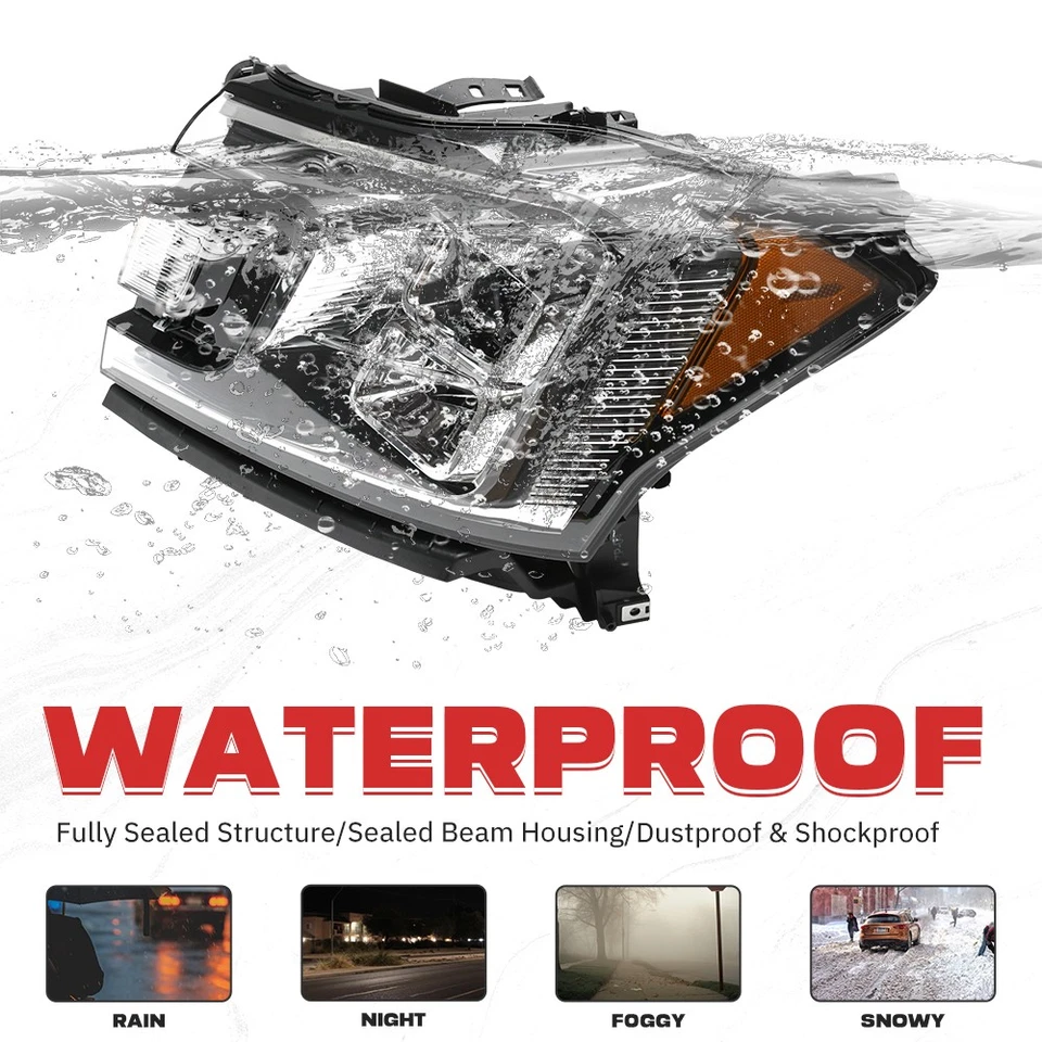 For 2018-2021 Ford Expedition LED Left Right Headlight JL1Z13008J JL1Z13008K - Image 4 of 4