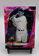 2025 Panini Prizm - Johnny Mize, Johnny Mize #113 Pink Ice Prizm HOF 🔥 Yankees