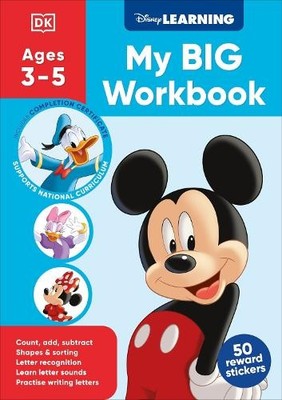 Disney Learning Big Workbook Ages 3-5 (Taschenbuch)