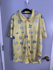 Barbie Chicago Sky Game Giveaway Yellow Button Up Size 2XL