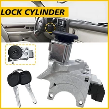 Ignition Key Switch & Cylinder 2 Door Lock 2 Kit KEYS For CHEVROLET GMC 03-06 T
