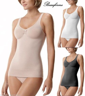 Nahtloses Cami Trägerhemd Bauchweg Formender Bodyshaper, Größe S-3XL