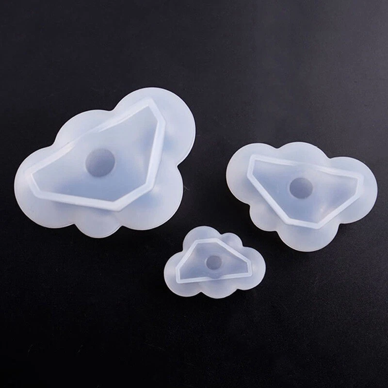 Mould Soy Soap Aromatherapy Candle Candles Mold 3D Clouds Shape DIY Craft Cube - Image 4 of 4