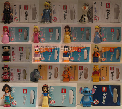 1 LEGO  DISNEY SCHLÜSSELANHÄNGER Ihrer Wahl