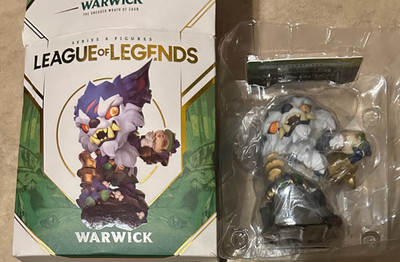 League of Legends Warwick Figure  010 Retired 2021 Riot Games NEW in Box w/ COA