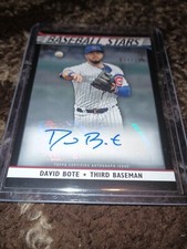 2020 Topps Update David Bote Baseball Stars cubs prospect Autographs Black #/199