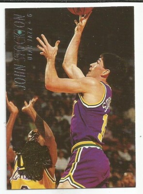 JOHN STOCKTON 1994-95 FLEER ULTRA CARD NEAR MINT+ CONDITION UTAH JAZZ