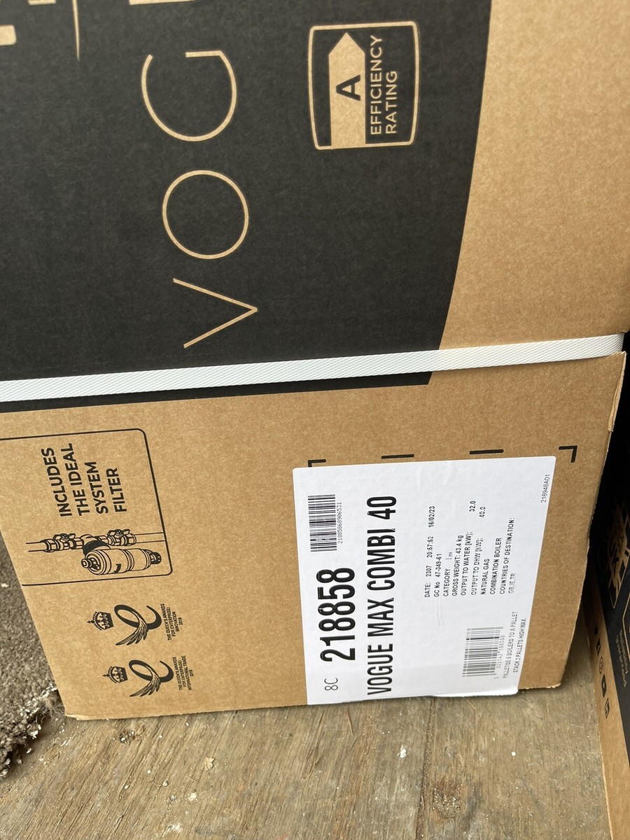 Vogue C40 Ideal Vogue Max Combi 40 Ideal Vogue Max 40 Combi Boiler