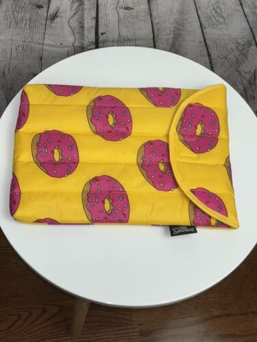 BAGGU X THE SIMPSONS PUFFY LAPTOP TABLET SLEEVE 13" x 9" DOHNUT *RARE HTF* - Picture 4 of 6