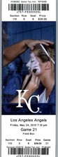 Los Angeles Angels vs Kansas City Royals 5/24/2013 Full Ticket 