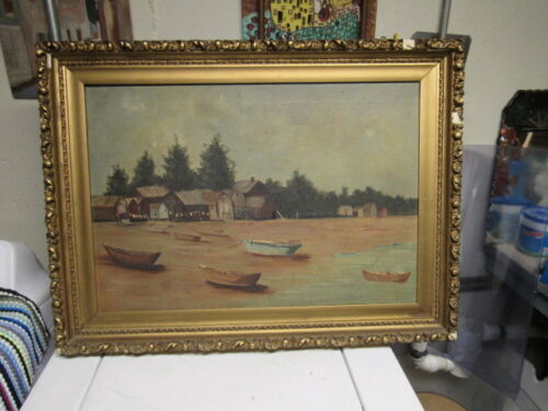 RICK GONZALEZ - Filipino Artist Large Maritime Sailboat Seascape