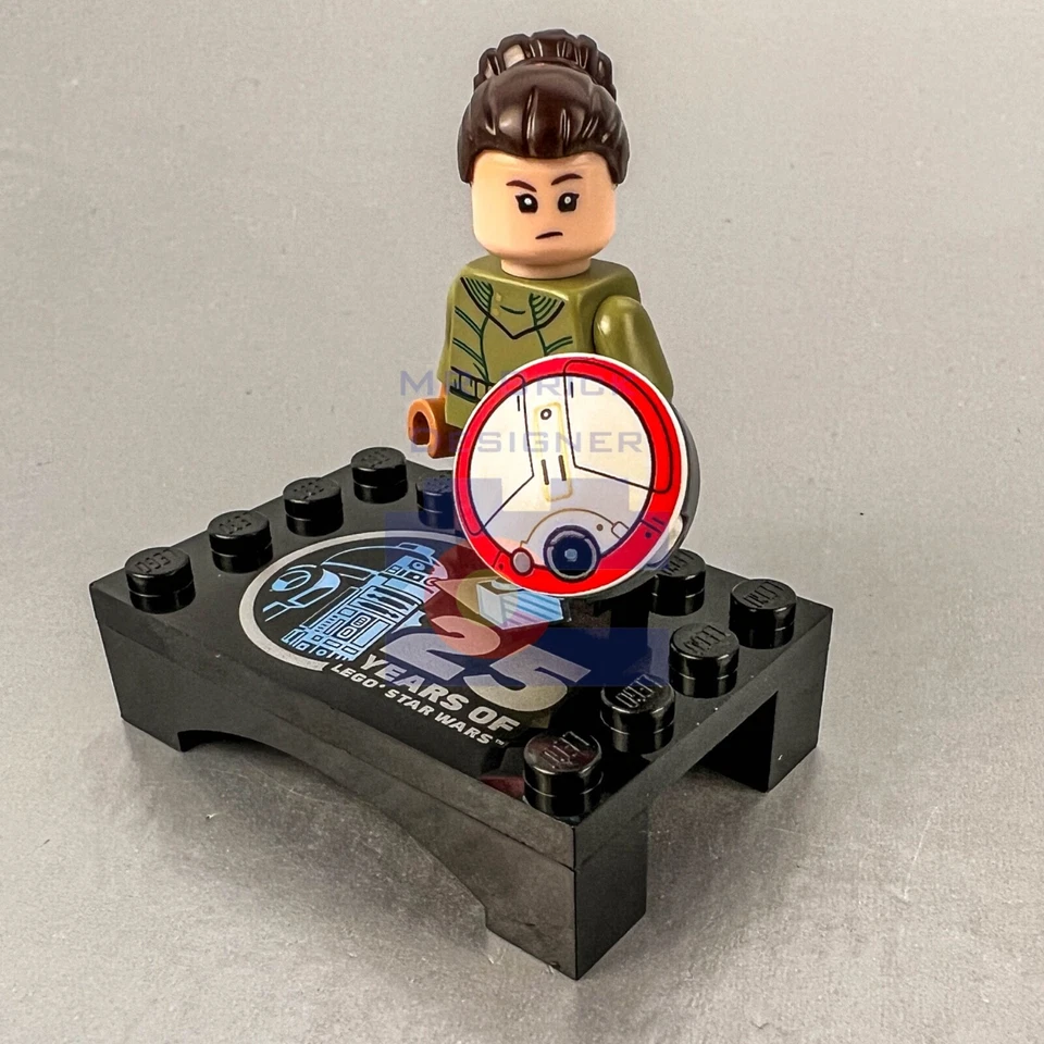 LEGO Star Wars - Minifigura Joven Leia - 75392 - 25 Aniversario con Soporte Foto 4 de 4