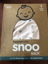 Happiest Baby Snoo sack baby swaddle size L 4 - 6 mts Organic Cotton Cream