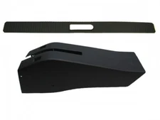 1969-1976 Corvette C3 Parking Brake Console And Side W/ Power Windows Unpainted