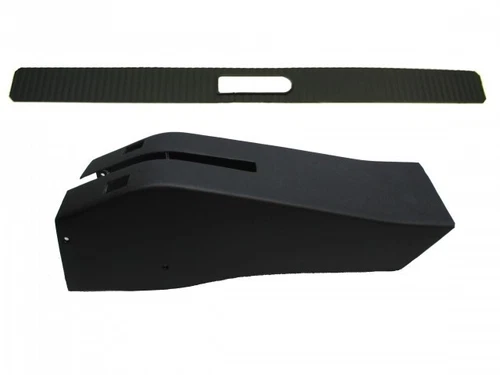 1969-1976 Corvette C3 Parking Brake Console And Side W/ Power Windows Unpainted