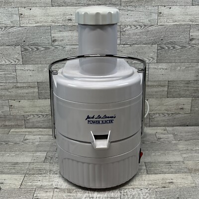 Jack Lalanne Power Juicer CL-003AP Pulp Extractor White Tested | eBay